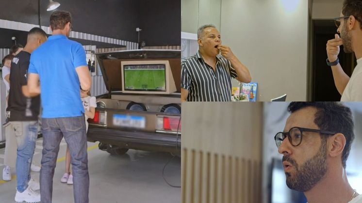 Logo no primeiro dia, Túlio conheceu os amigos e a equipe de trabalho do funkeiro. Ele jogou videogame com o pessoal e partiu para o primeiro desafio: aula de canto!O empresário recebeu uma crítica construtiva do professor: 
