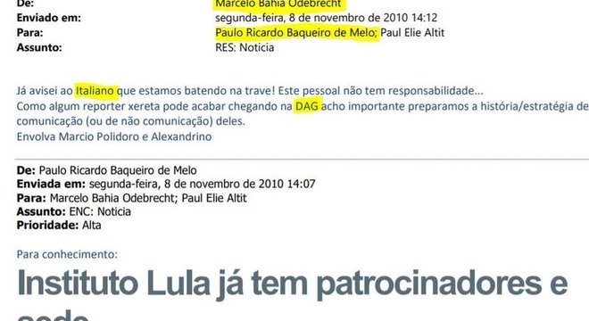 Paulo Baqueiro de Melo terá que falar sobre mensagens supostamente relacionadas à compra do terreno para o Instituto Lula; para procuradores, 'Italiano' é o codinome de Antonio Palocci - que na época era deputado federal pelo PT