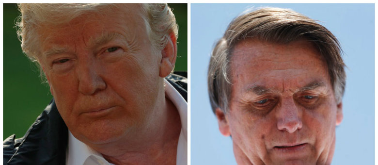 Trump e Bolsonaro têm origens diferentes mas se assemelham em vários temas