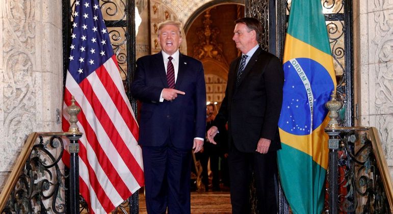 Trump e Bolsonaro são aliados e frequentemente se elogiam
