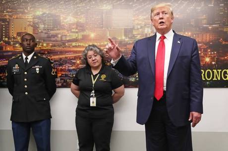 Trump visitou as cidades de El Paso e Dayton
