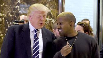 Donald Trump recebe críticas após jantar com Kanye West (TIMOTHY A. CLARY / AFP-13/12/2016)