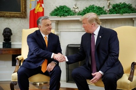 Trump elogiou política conservadora de Orban