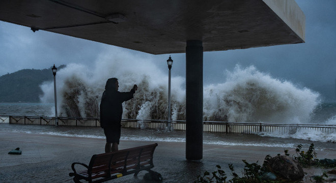 Resultado de imagem para Tufão Mangkhut