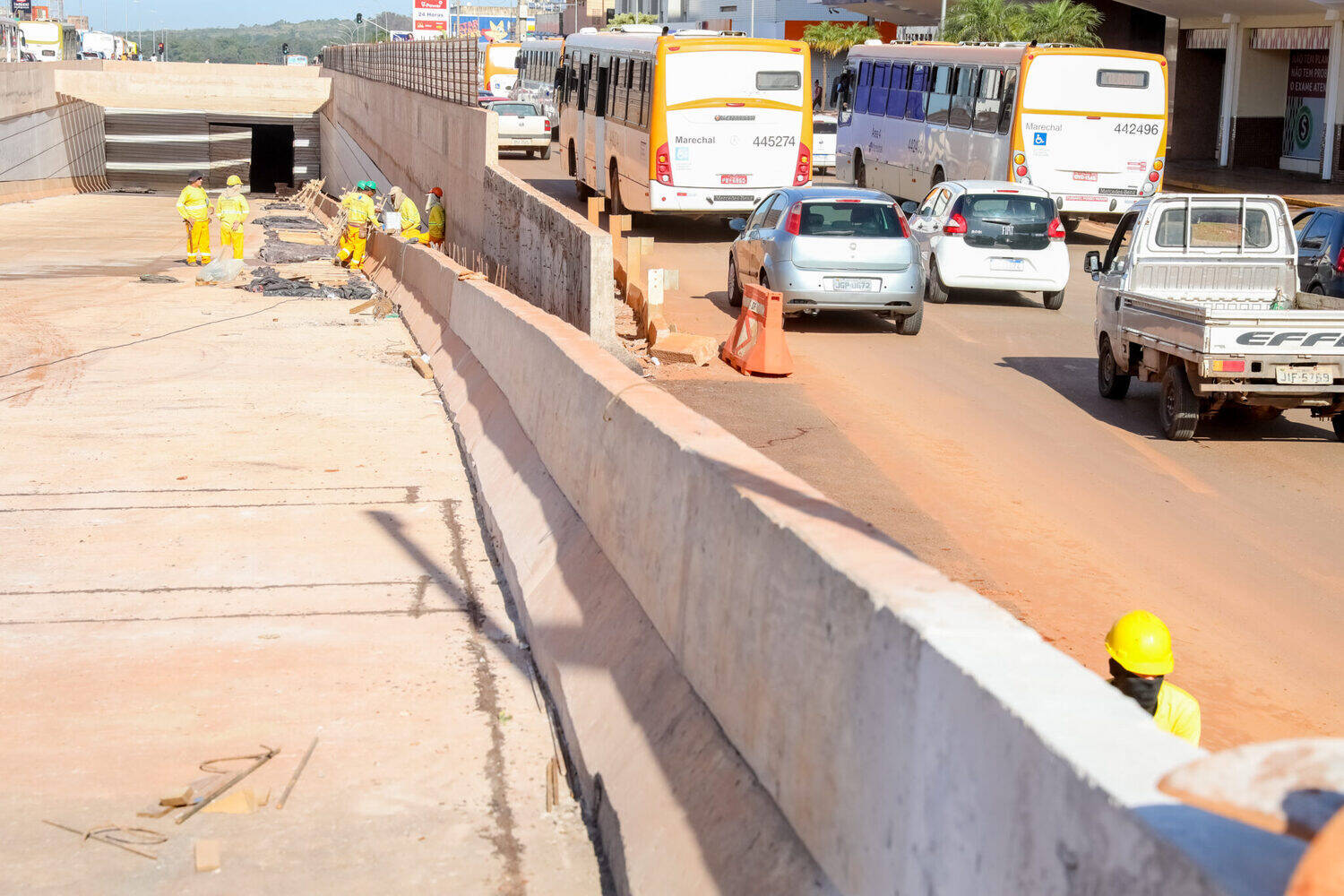 Taguatinga: tráfego de ônibus e caminhões é proibido no Túnel Rei