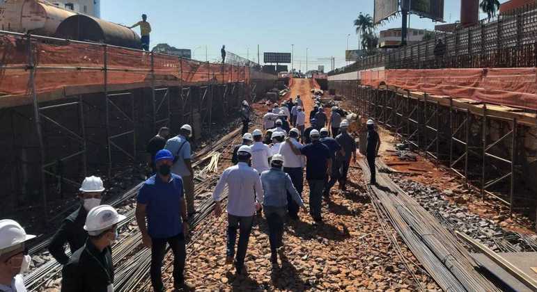 Obra do túnel de Taguatinga Centro provoca mudanças no trânsito na região