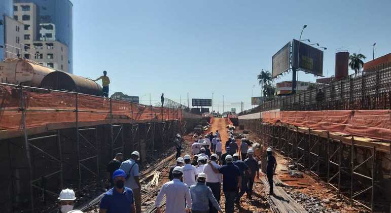 Obra do Túnel de Taguatinga só ficará pronta no primeiro semestre de 2022
