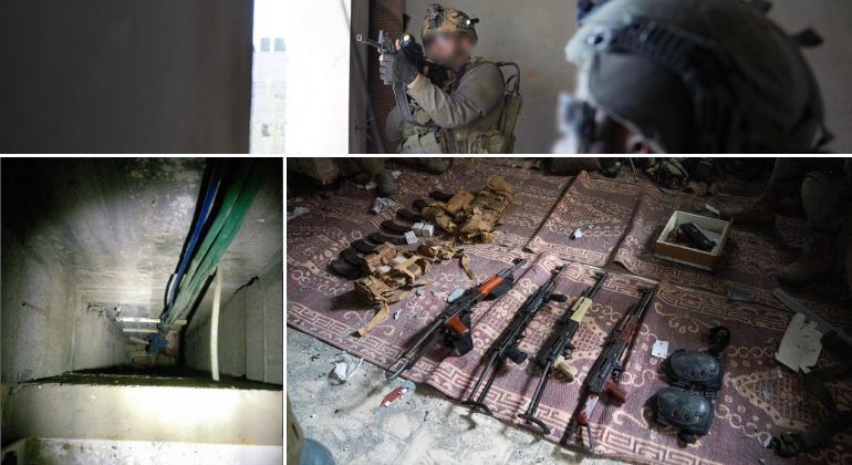 As FDI (Forças de Defesa de Israel) localizaram um 'túnel do terror' usado por extremistas do Hamas escondido em uma mesquita na Faixa de Gaza