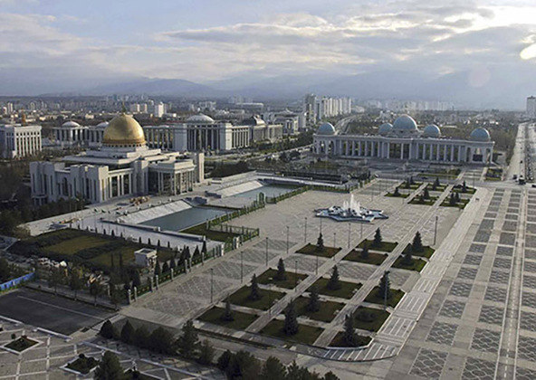 Turcomenistão (Ásia Central) -  19 pontos - Capital: Asgabade
