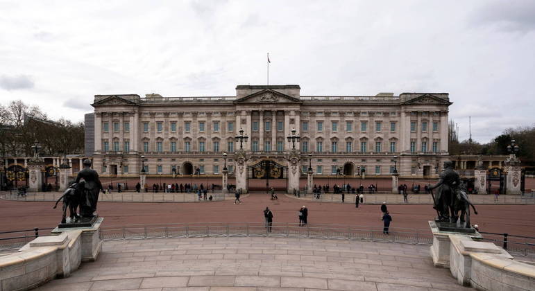 O Palácio de Buckingham, em Londres