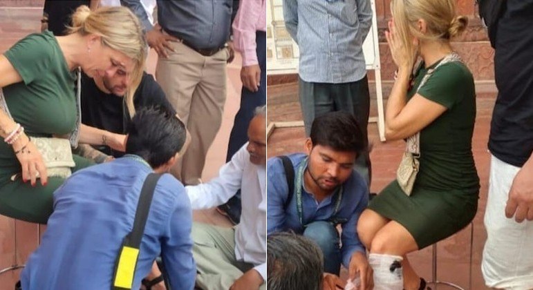 Turista espanhola foi atacada por gangue de macacos dentro do Taj Mahal, na Índia