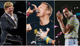 Elton John, Coldplay, Harry Styles: veja a lista das 10 turnês mais lucrativas (Fotos de SUZANNE CORDEIRO/AFP e Reprodução/Instagram)