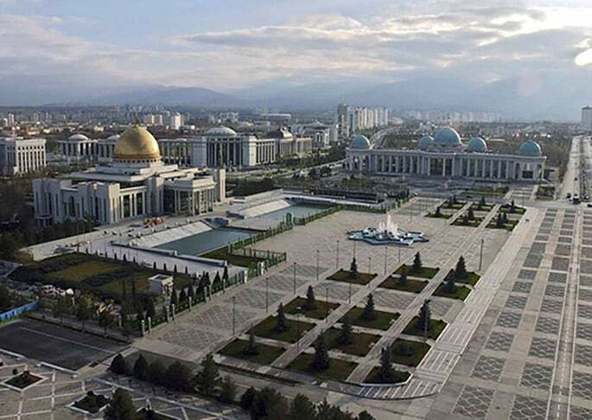 TURQUEMENISTÃO (Ásia) - População: 6,3 milhões - Capital: Asgabade 