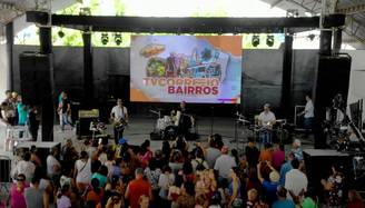 Sucesso absoluto na estreia do projeto "TV Correio nos Bairros" (Divulgação TV Correio)