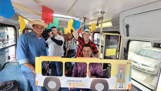 TV Pajuçara criou o projeto "Ônibus do Alerta" (TV Pajuçara)