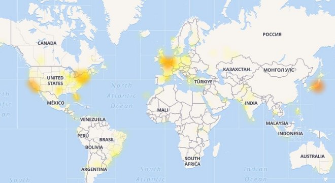 EUA, Europa e Japão são os mais afetado com instabilidade no Twitter