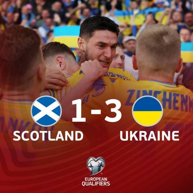A Ucrânia, espetacular nos playoffs da UEFA para a Copa do Catar