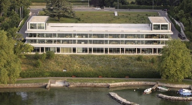 A sede da UEFA, em Nyon, na Suíça