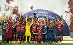Flamengo (8 títulos)Última edição do Brasileirão conquistada pelo clube: 2020Quanto tempo na fila? 3 anos