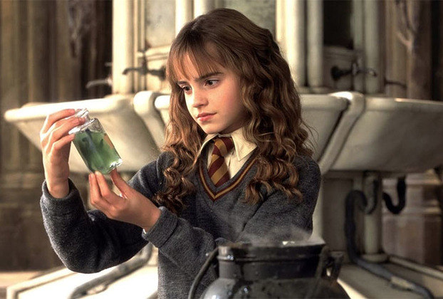 Um dos pontos característicos de Hermione durante a saga era sua paixão e dedicação pelo conhecimento, obtendo sempre excelentes notas nas atividades e exames