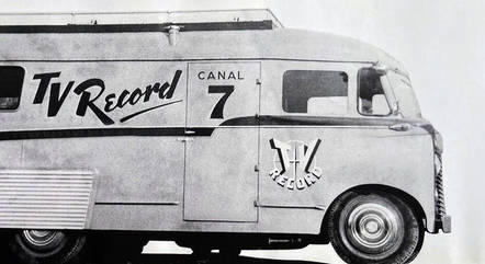Um dos primeiros veículos da Record TV