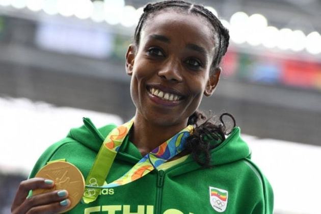 Um dos três recordes olímpicos do atletismo feminino quebrados nos Jogos do Rio, em 2016, foi na prova dos 10.000 metros. A responsável pelo feito foi Almaz Ayana, da Etiópia, com 29min17seg45.