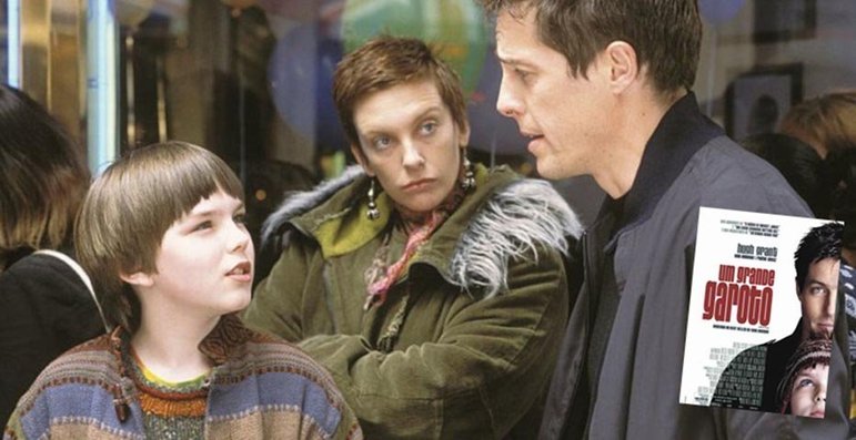Um Grande Garoto (2001) - Hugh Grant interpreta um homem que inventa ter filho para participar de reuniões de pais solteiros e, com isso, ter a chance de conhecer mães solteiras. E o réveillon chega. 