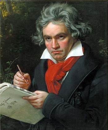 Uma delas é a impressionante 9ª Sinfonia, que pela primeira vez na história incluiu coral nesse gênero de música. Como compor algo tão magistral sem ouvir? Beethoven morreu em 26/3/1827, aos 56 anos. 