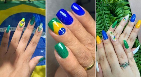 Modelos de unhas para torcer pelo Brasil na copa do mundo