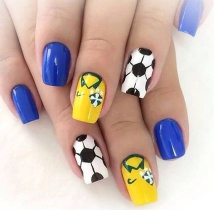 Unhas: 7 ideias de manicure cool para torcer pelo Brasil na Copa