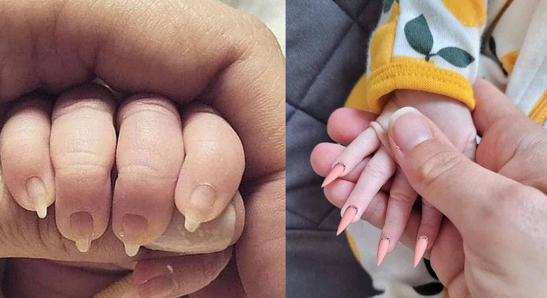 "Posso fazer as unhas do seu bebê", publicou influenciadora em sua rede social