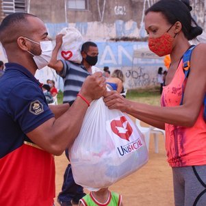 Doações de cestas somaram 543 toneladas de alimentos