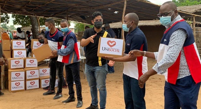 Arrecadação de doações em Moçambique