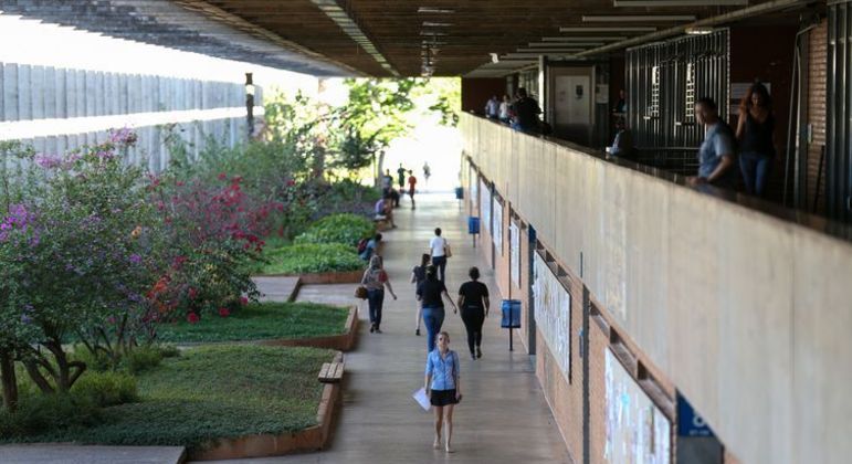 Prédio da UnB, que ainda não definiu as datas para o início do semestre letivo