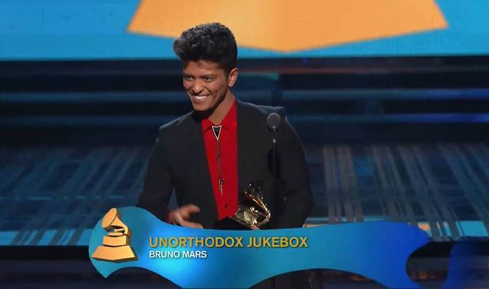 “Unorthodox Jukebox” rendeu a Mars o Grammy de Melhor Álbum Pop Vocal, em 2014
