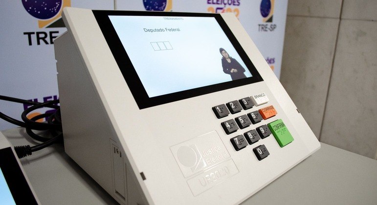 Modelo de urna eletrônica utilizada nas eleições deste ano