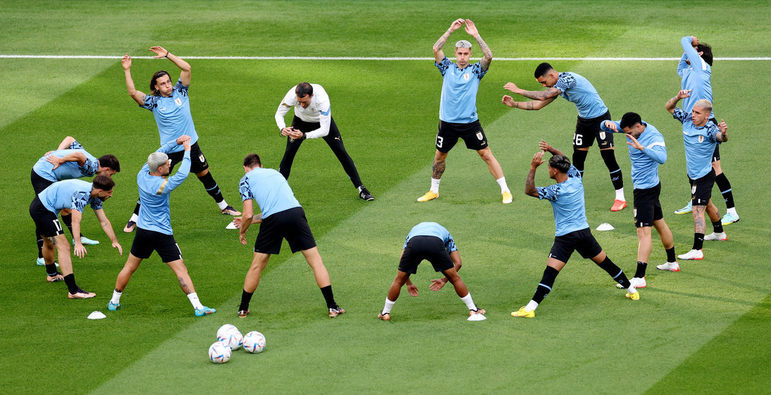 Uruguai X Coreia do Sul: veja as melhores fotos do jogo de