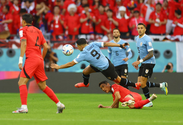 Uruguai X Coreia do Sul: veja as melhores fotos do jogo de