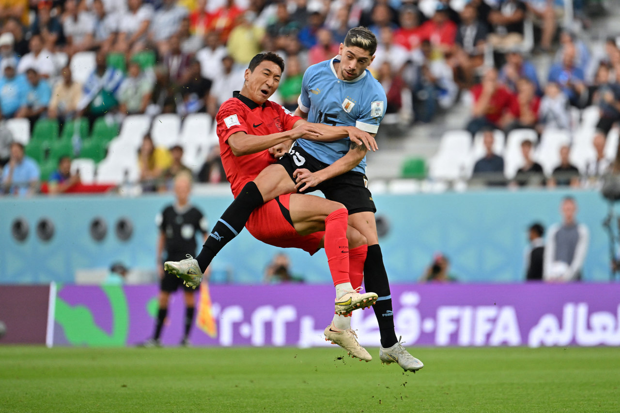 Uruguai X Coreia do Sul: veja as melhores fotos do jogo de