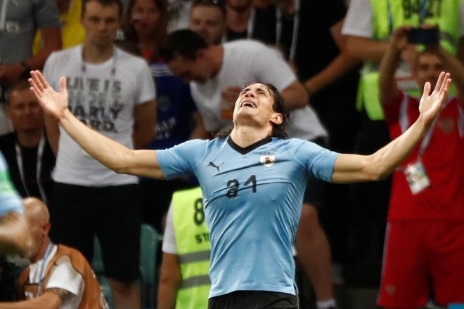 Cavani decide, Uruguai vence Portugal e vai às quartas da Copa