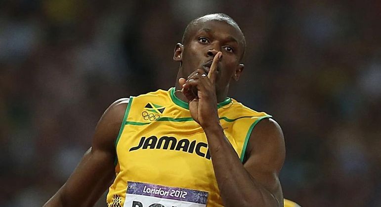 Um dos maiores velocistas da história, Usain Bolt é dono do recorde dos 100 m rasos, com 9,58 s
