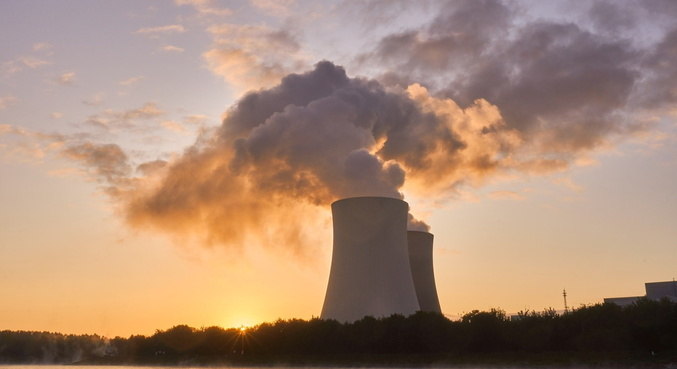 Energia nuclear não emite gases do efeito estufa
