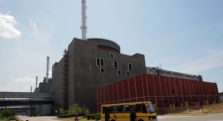 Usina nuclear de Zaporizhzhia, agora dominada pelas forças russas