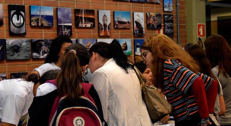 Encontro da última edição do Mergulho na Ciência no Instituto oceanográfico da USP