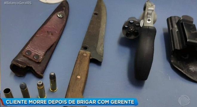 Armas usadas no crime