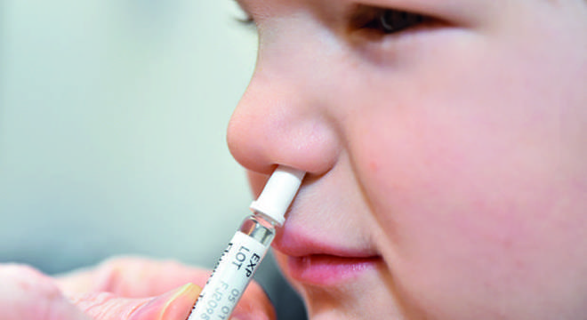 A vacina nasal atua diretamente na mucosas nasal, entrada do coronavírus