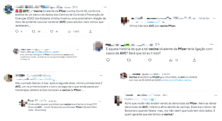 Coment&aacute;rios aumentaram ap&oacute;s o in&iacute;cio da vacina&ccedil;&atilde;o bivalente no Brasil