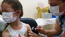 Estado de SP chega a 50% das crianças vacinadas contra Covid-19 