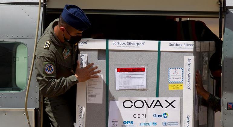 Vacinas seriam distribuídas pelo mecanismo internacional Covax
