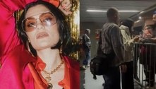 Jessie J desembarca no Brasil para shows e atende fãs no aeroporto. Veja o vídeo!